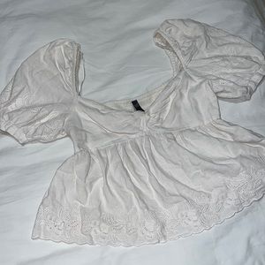 Zara peplum top
